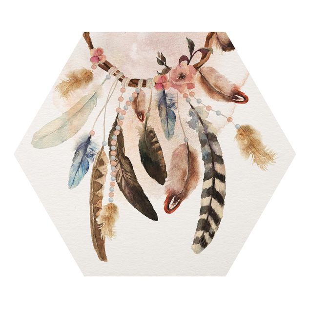 Quadros forex Dream Catcher With Roses And Feathers