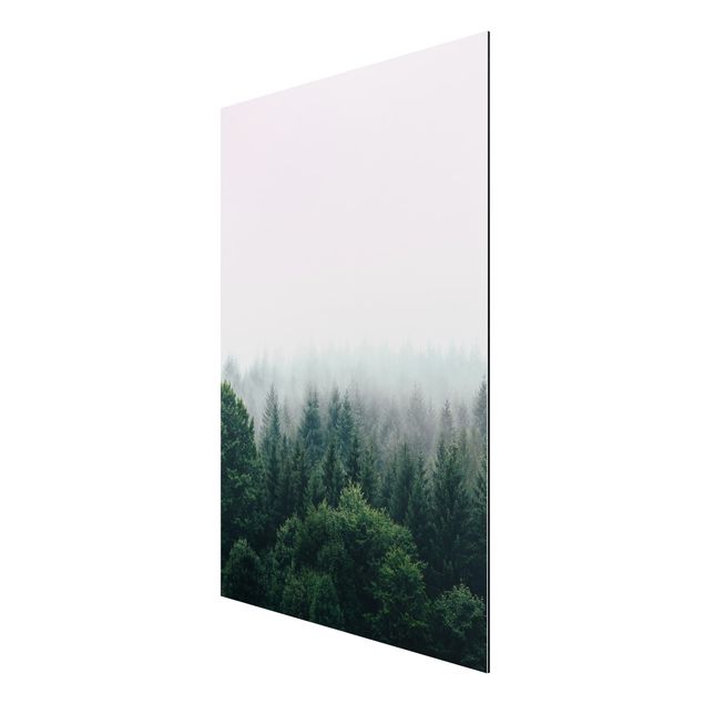 quadro com paisagens Foggy Forest Twilight
