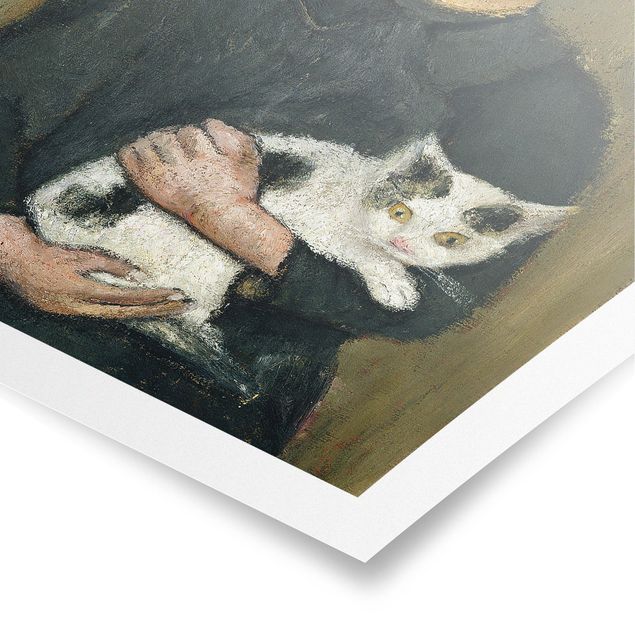 Posters quadros famosos Paula Modersohn-Becker - Boy with Cat