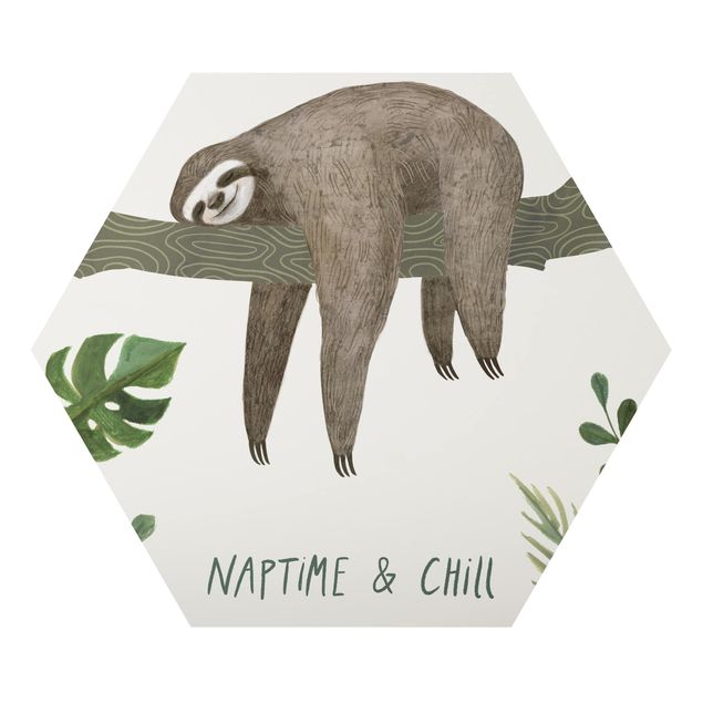decoração quadros Sloth Sayings - Chill