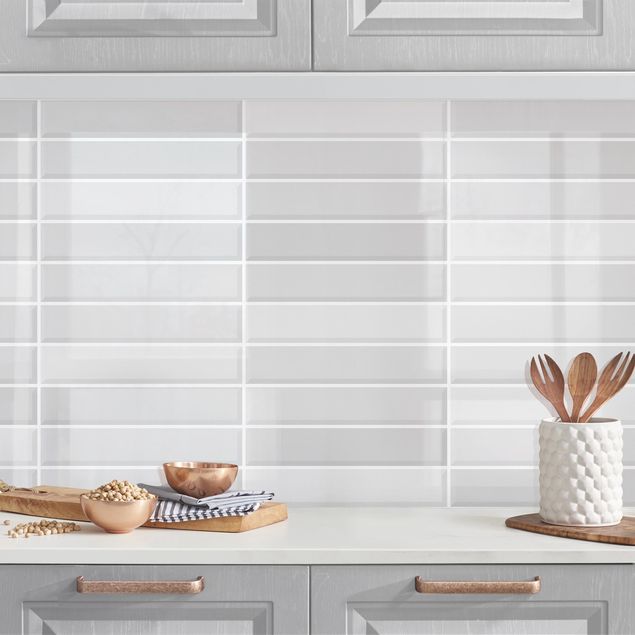 decoraçoes cozinha Metro Tiles - Light grey