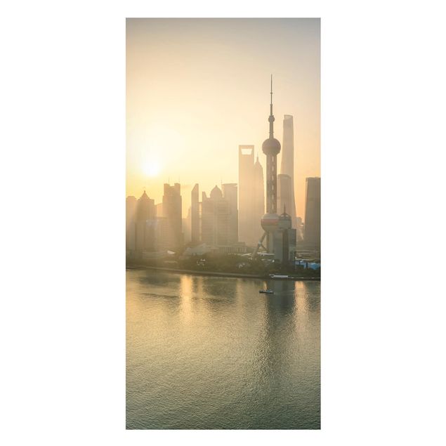 Quadros cidades Pudong At Dawn