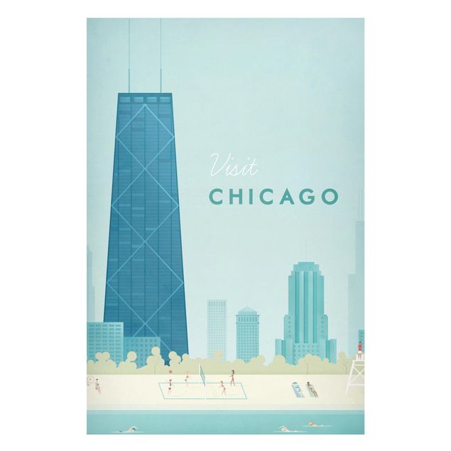 Quadros cidades Travel Poster - Chicago