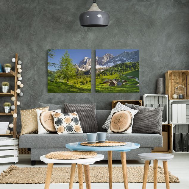 quadro de árvore Styria Alpine Meadow