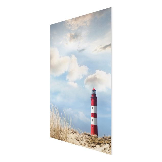 quadro de praia Lighthouse Between Dunes