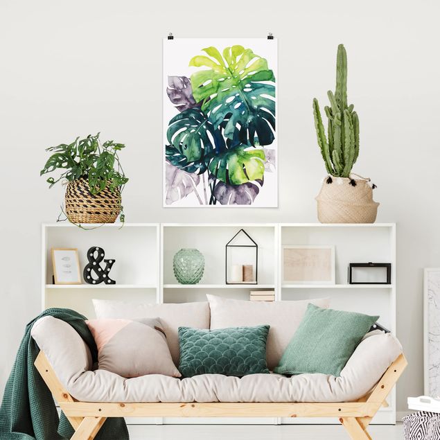 Posters flores Exotic Foliage - Monstera