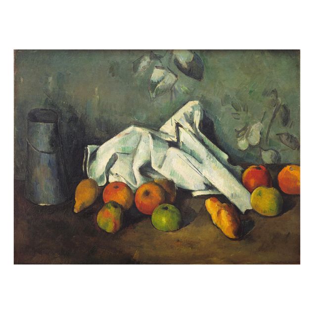 Quadros por movimento artístico Paul Cézanne - Milk Can And Apples