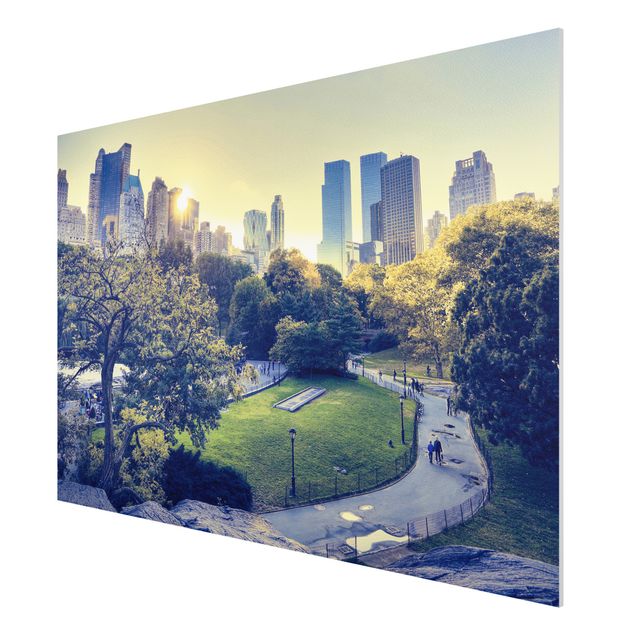 quadros decorativos para sala modernos Peaceful Central Park
