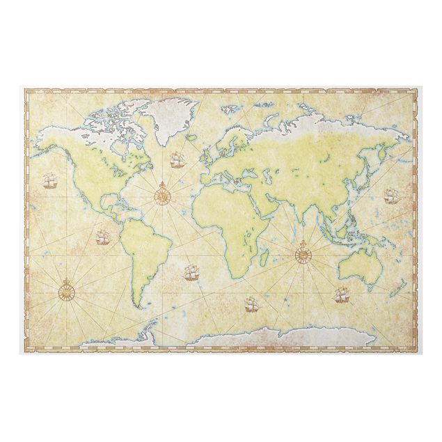 quadro mapa mundo World Map