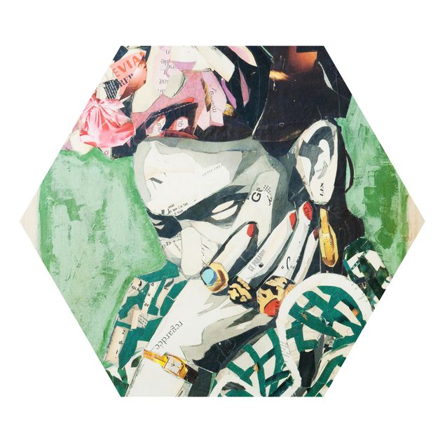 Quadros forex Frida Kahlo - Collage No.3