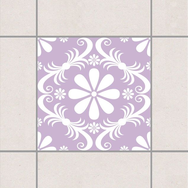 decoraçao cozinha Flower Design Lavender