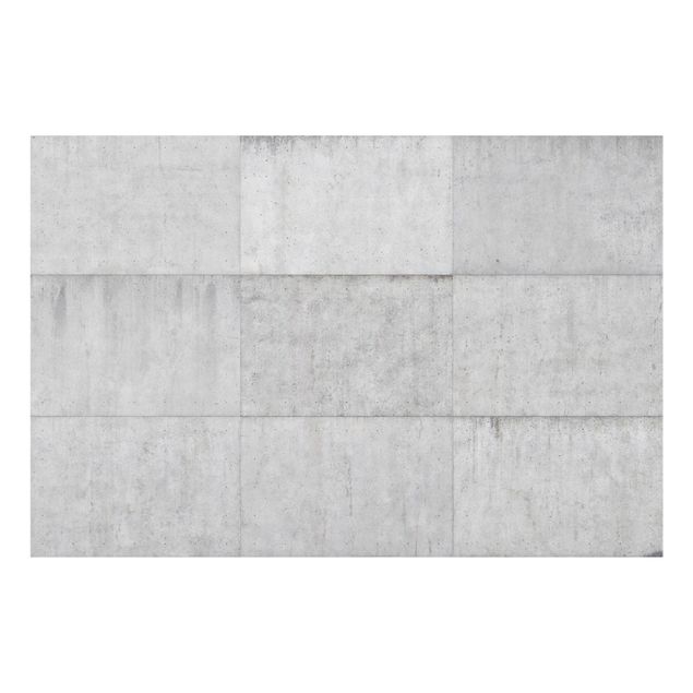 painel anti salpicos cozinha Concrete Tile Look Grey