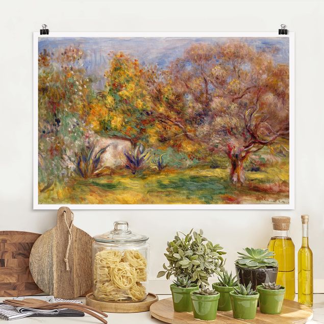 decoraçao para parede de cozinha Auguste Renoir - Olive Garden