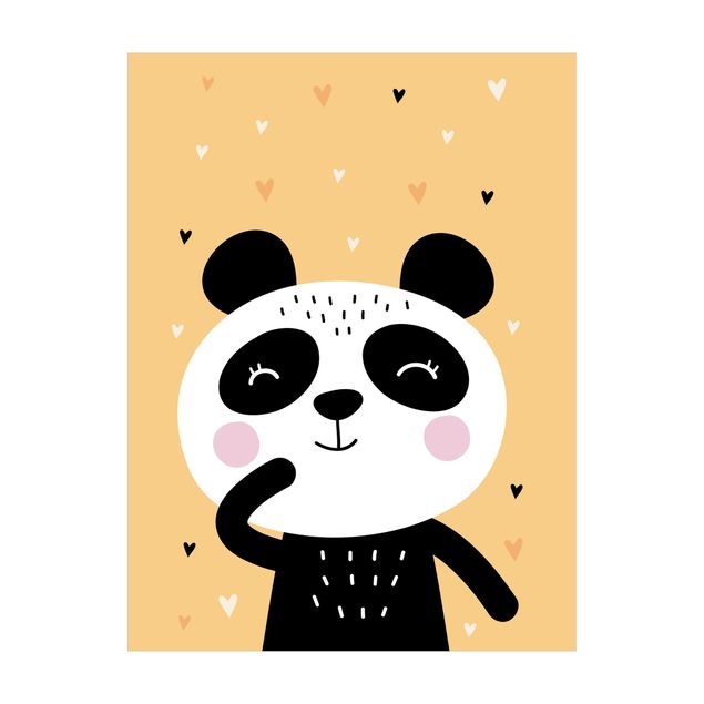 tapete em vinil The Happiest Panda