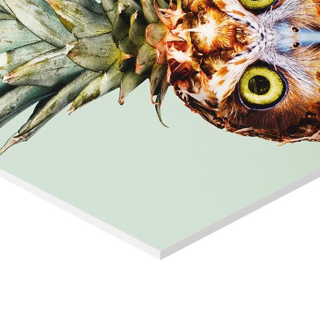 decoração quadros Pineapple With Owl