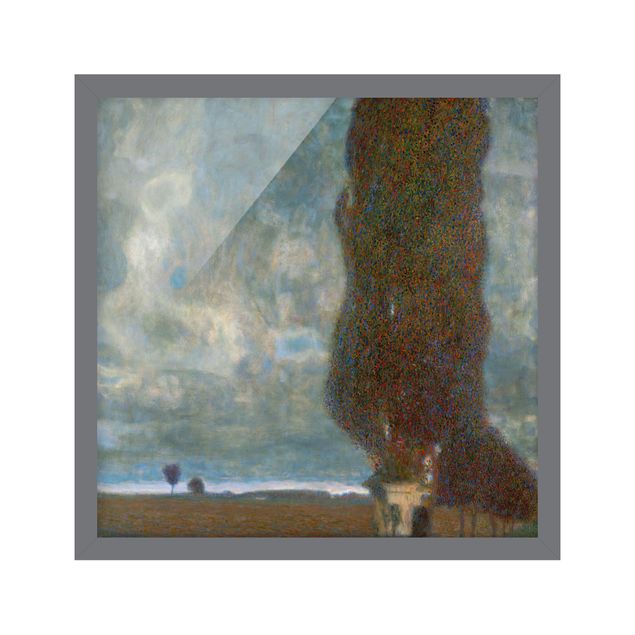 quadro com paisagens Gustav Klimt - Die große Pappel II