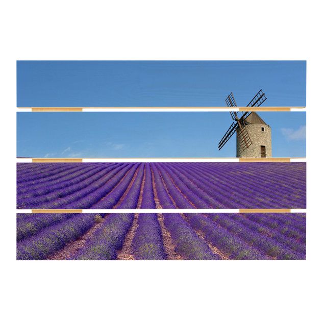 quadros em madeira para decoração Lavender Scent In The Provence