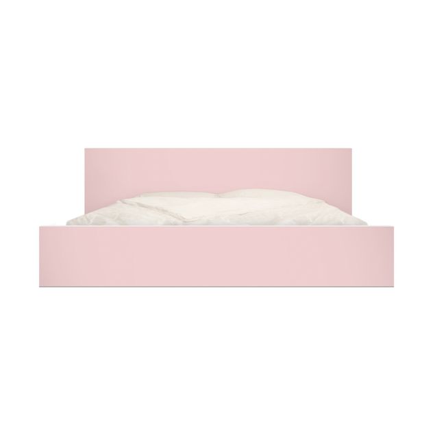 Papel autocolante para móveis Cama Malm IKEA Colour Rose