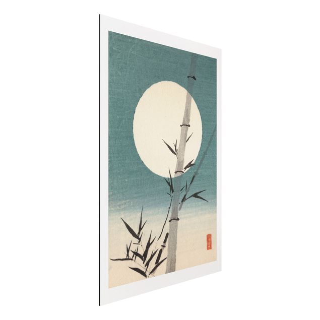 decoraçoes cozinha Japanese Drawing Bamboo And Moon