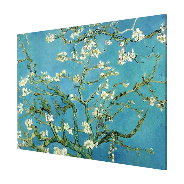 Quadros movimento artístico Pontilhismo Vincent Van Gogh - Almond Blossoms