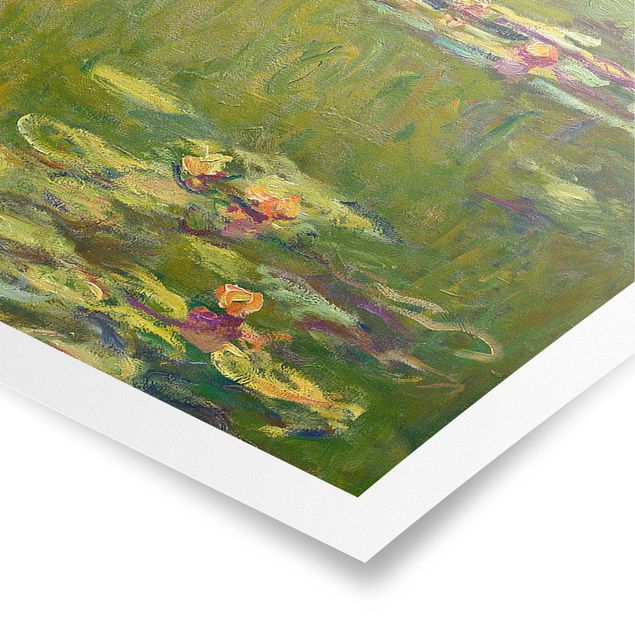 Posters flores Claude Monet - Green Waterlilies