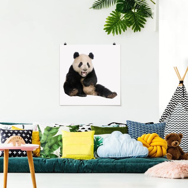 decoração para quartos infantis Laughing Panda