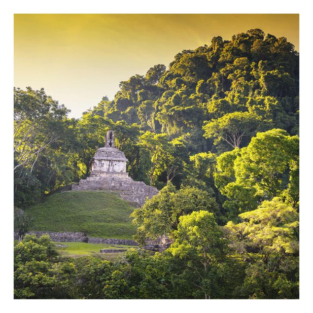 quadro de árvore Mayan Ruins