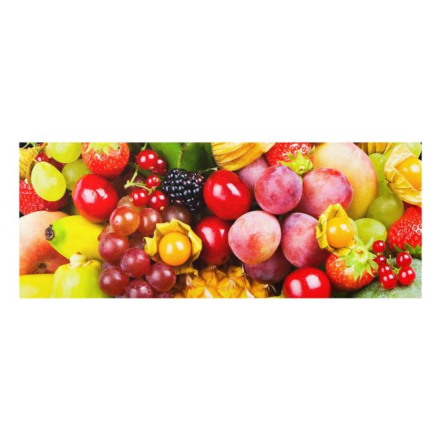Quadros frutas Colourful Exotic Fruits