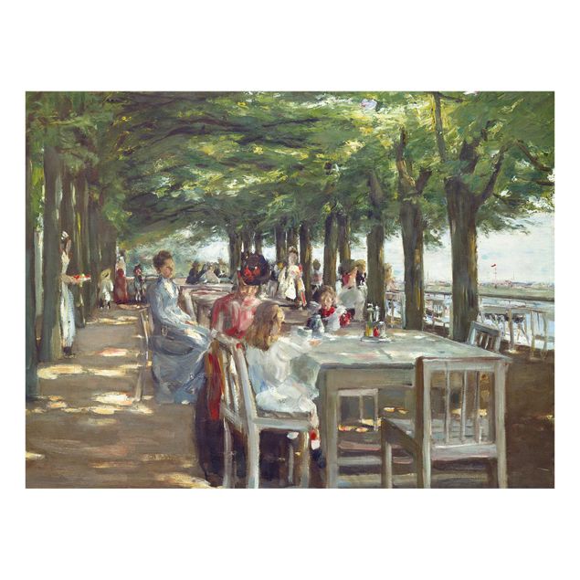 Quadros árvores Max Liebermann - The Restaurant Terrace Jacob