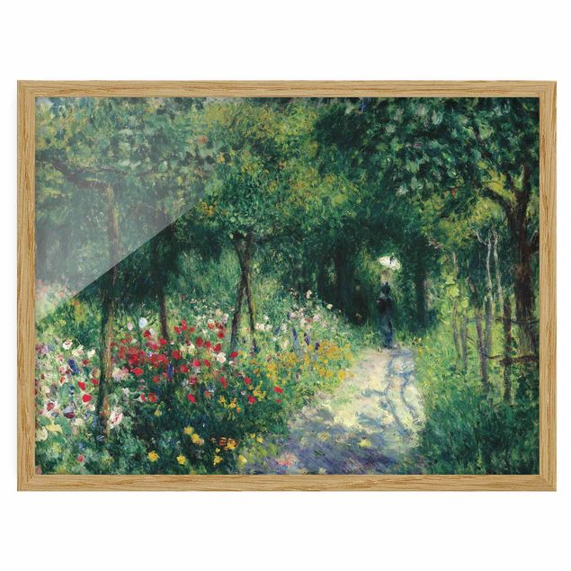Quadros paisagens Auguste Renoir - Women In A Garden