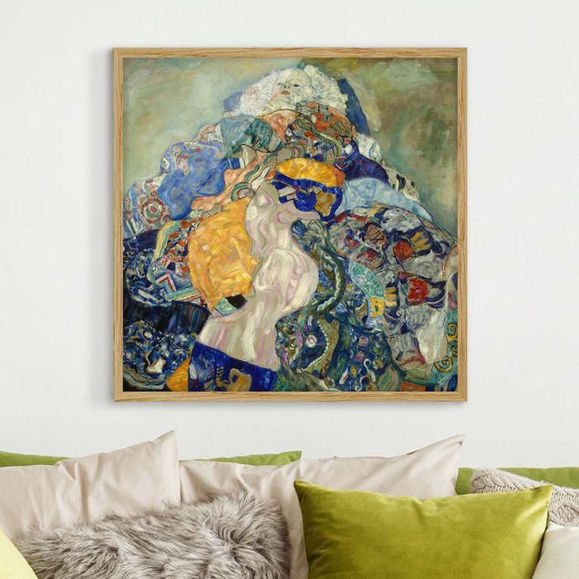 decoraçao para parede de cozinha Gustav Klimt - Baby (cradle)