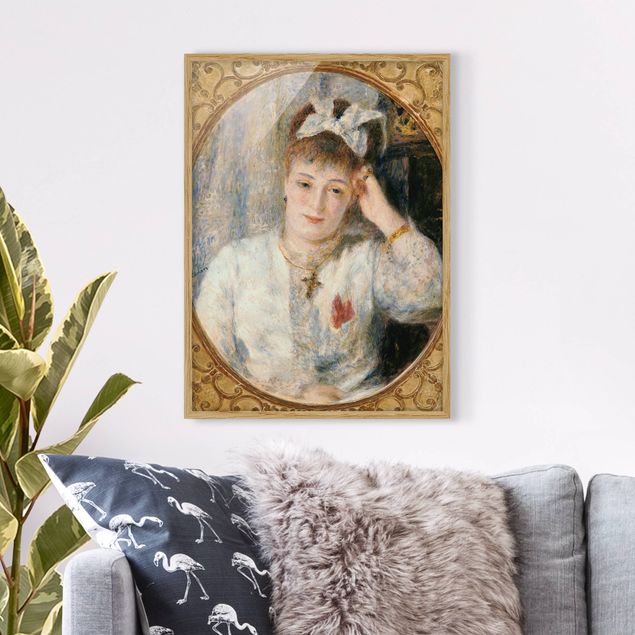 decoraçao para parede de cozinha Auguste Renoir - Portrait of Marie Murer