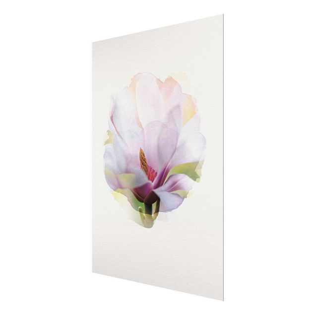 Quadros decorativos WaterColours - Delicate Magnolia Blossom