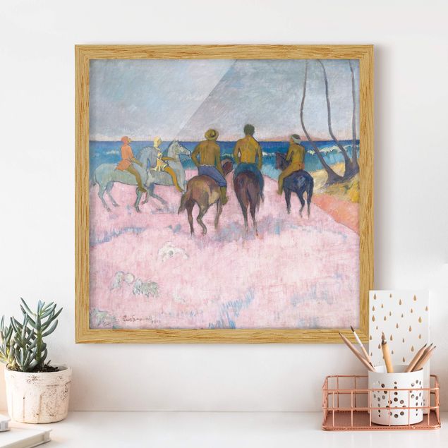 decoraçao cozinha Paul Gauguin - Riders On The Beach