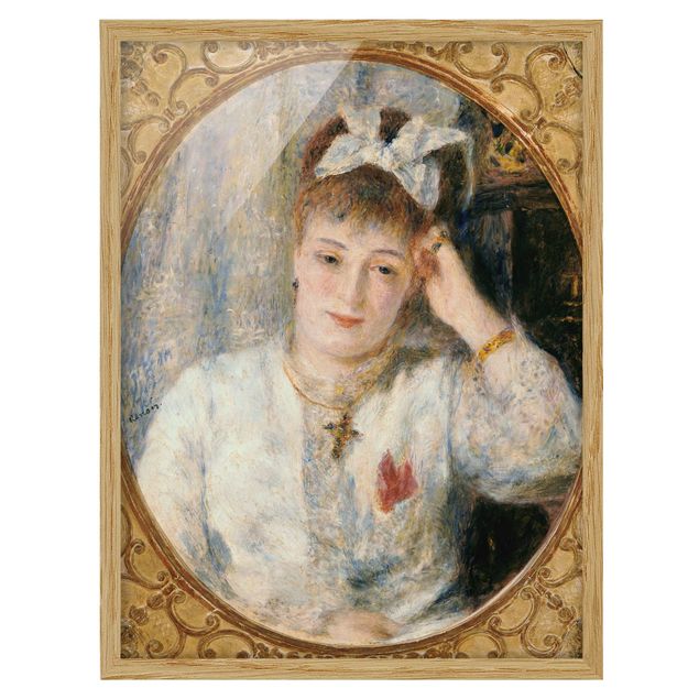 Quadros famosos Auguste Renoir - Portrait of Marie Murer