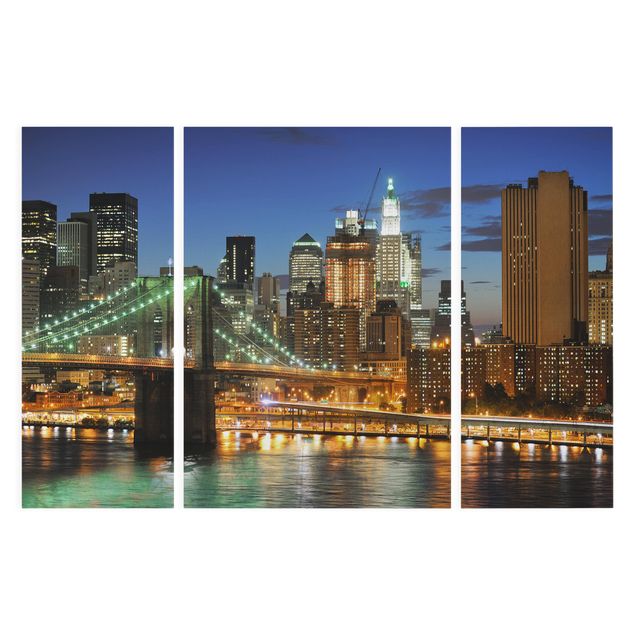 Quadros cidades Manhattan Panorama