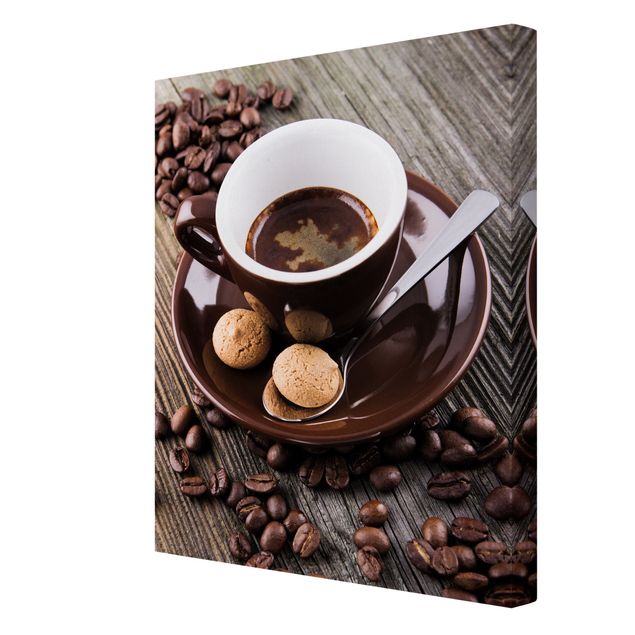 Quadros em marrom Coffee Mugs With Coffee Beans