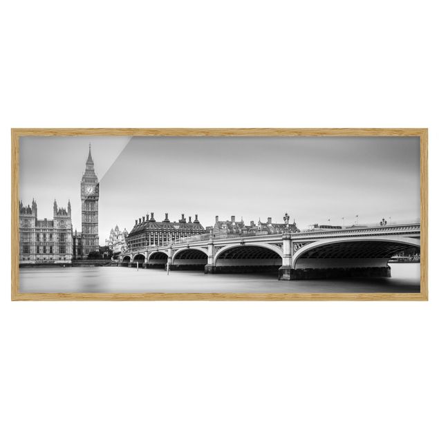 Quadros cidades Westminster Bridge And Big Ben