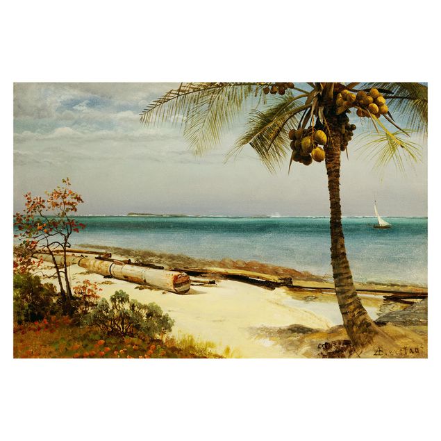 Papel de parede paisagens Albert Bierstadt - Tropical Coast