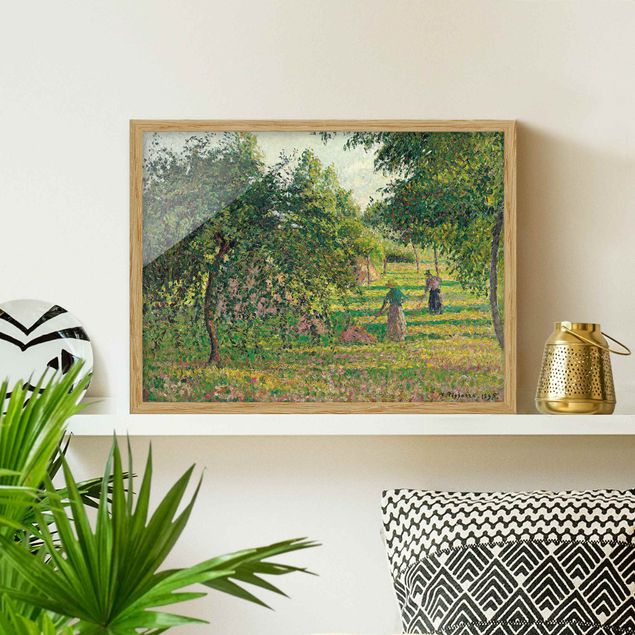 decoraçao para parede de cozinha Camille Pissarro - Apple Trees And Tedders, Eragny
