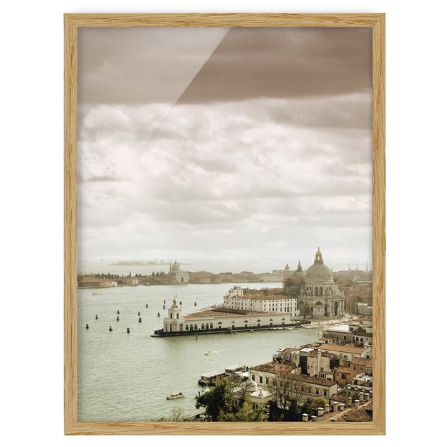 Quadros com moldura vintage Lagoon Of Venice