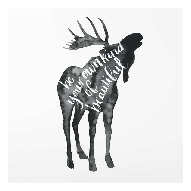 decoração quadros Animals With Wisdom - Elk
