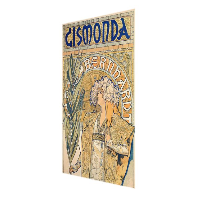 Quadros famosos Alfons Mucha - Poster For The Play Gismonda