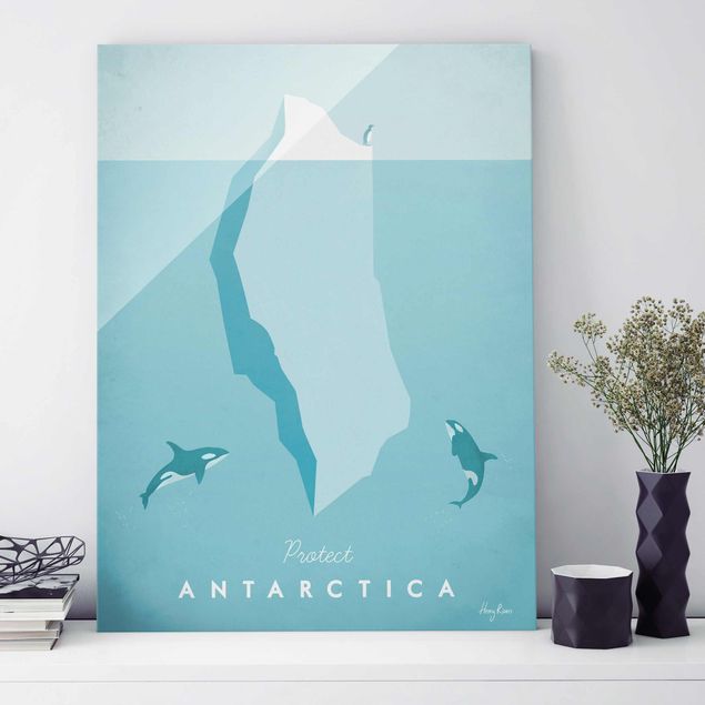 decoraçoes cozinha Travel Poster - Antarctica