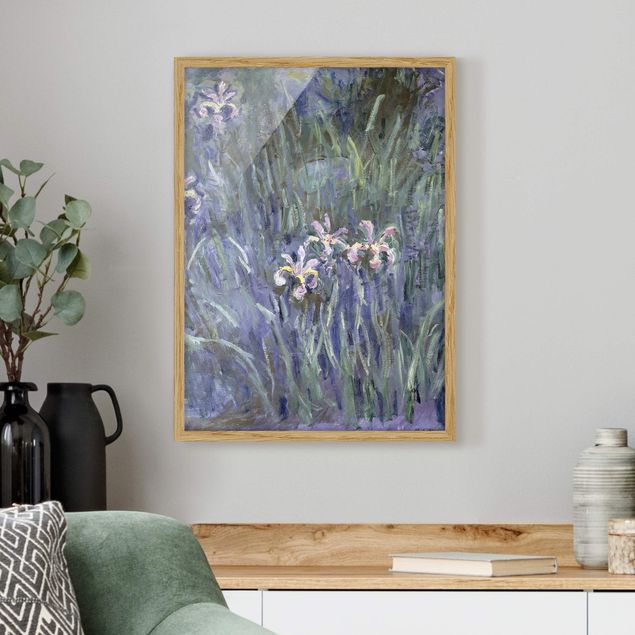 Quadros movimento artístico Impressionismo Claude Monet - Iris