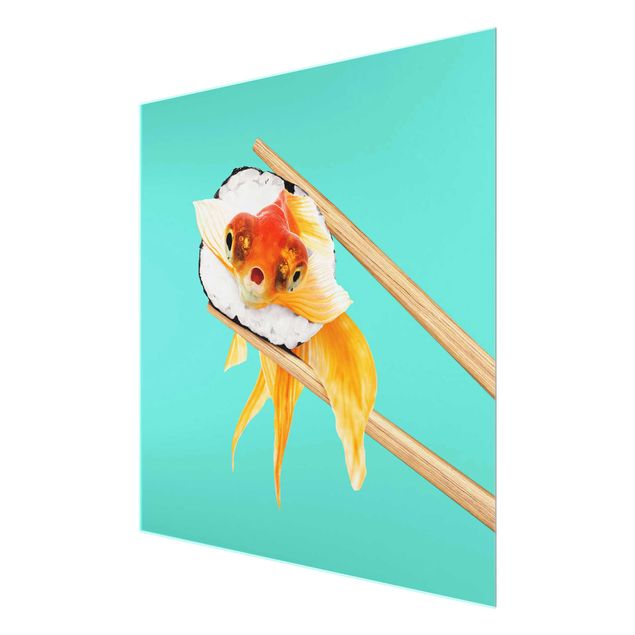 Quadros modernos Sushi With Goldfish