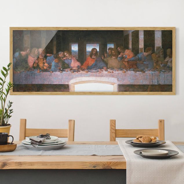 Quadros movimento artístico Barrocco Leonardo Da Vinci - The last Supper