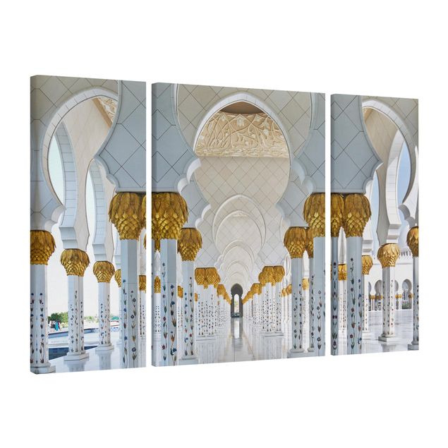 Telas decorativas zen Mosque In Abu Dhabi