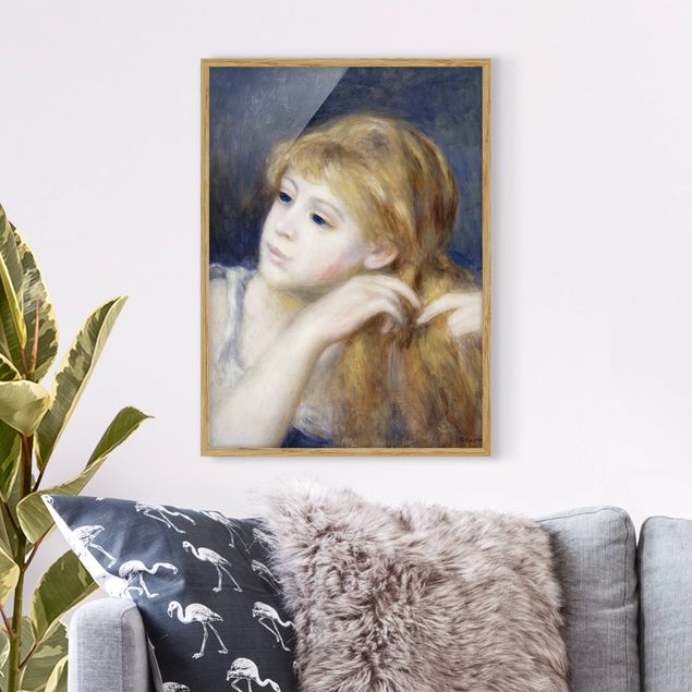 decoraçoes cozinha Auguste Renoir - Head of a Young Woman