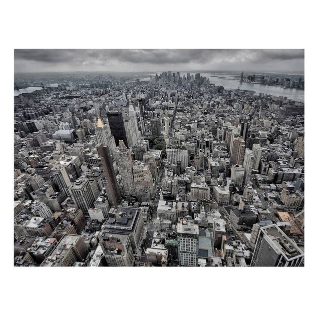 Telas decorativas cidades e paisagens urbanas View Over Manhattan